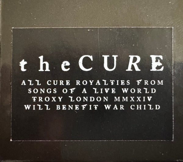 CURE, THE - Songs Of A Live World: Troxy London MMXXIV Vinyl LP Record