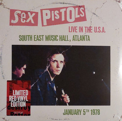 Sex Pistols – Live In The U.S.A. (January 5th 1978) (LTD Red Color Vinyl) LP Record
