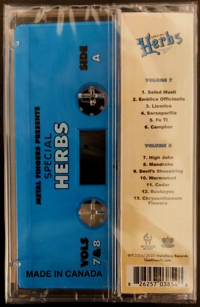 Metal Fingers (MF DOOM) - Special Herbs Vol 7 & 8 MC Cassette Tape