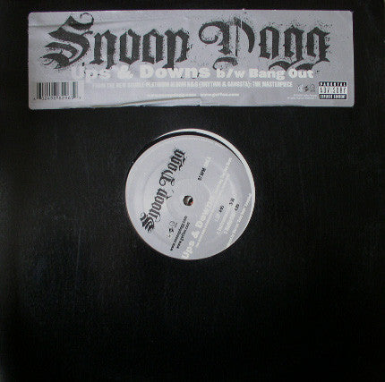 Snoop Dogg – Ups & Downs / Bang Out 12" Vinyl LP Record