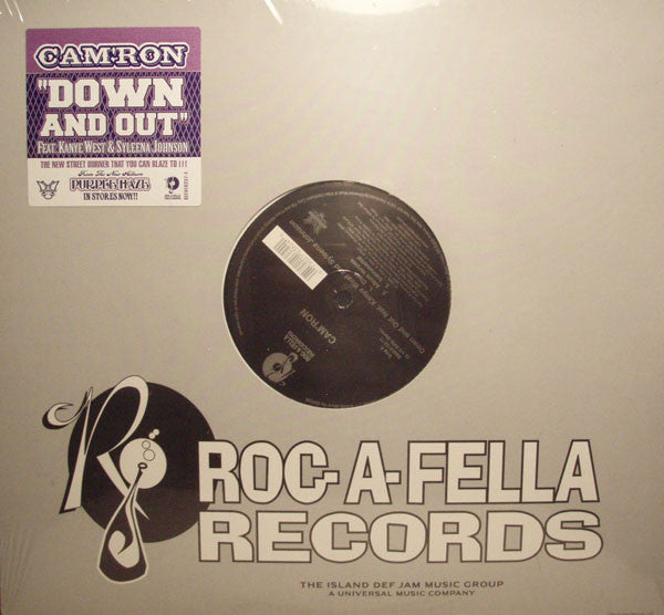 CAM'RON - Down And Out Feat Kanye West [12" Single] Vinyl LP Record