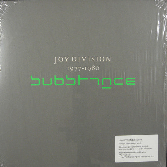 JOY DIVISION – Substance 1977-80 [180G] 2x Vinyl LP Record