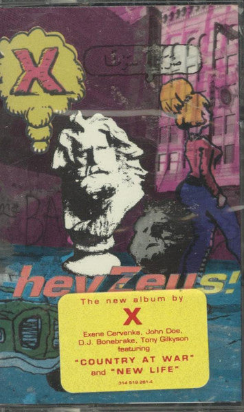 X - Hey Zeus! MC Cassette Tape