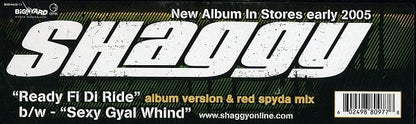 Shaggy – Ready Fi Di Ride 12" Vinyl LP Record