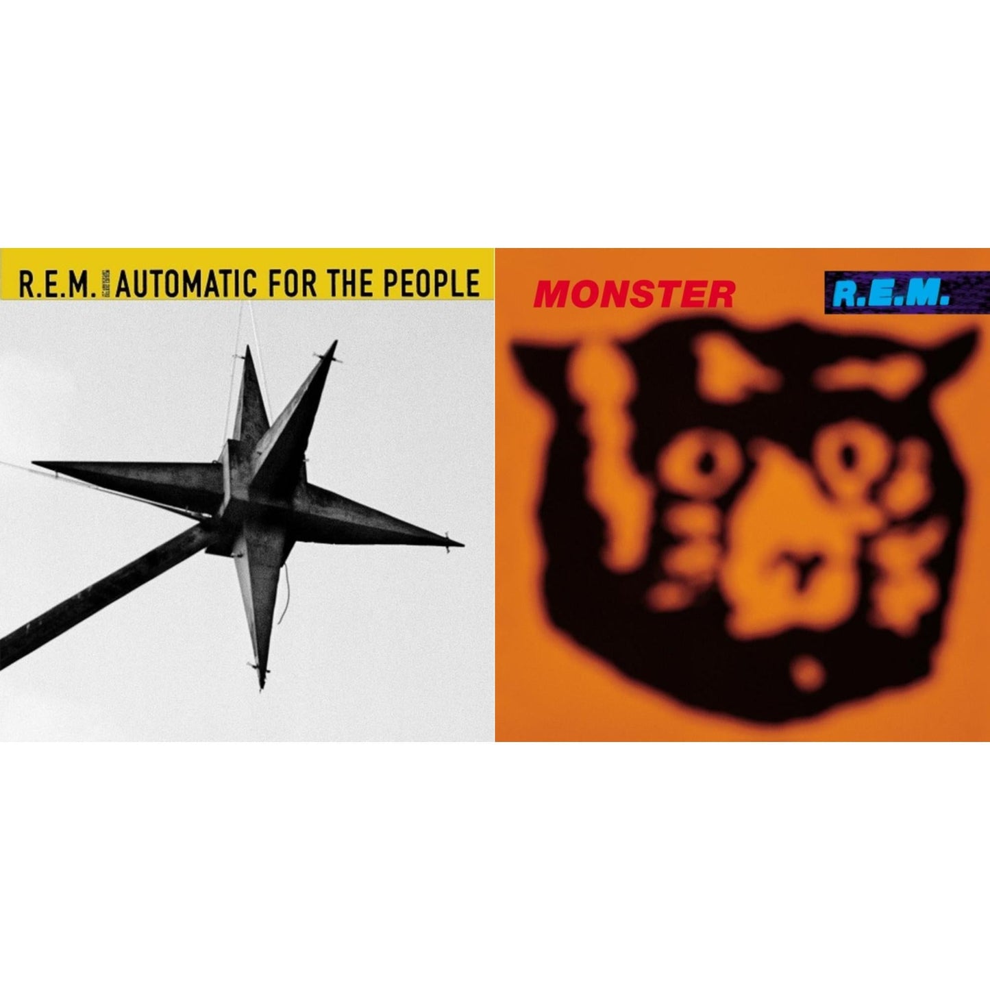 R.E.M. - Automatic For The People (25Th Anniversary Deluxe Edition) & Monster - LP Vinyl Bundle