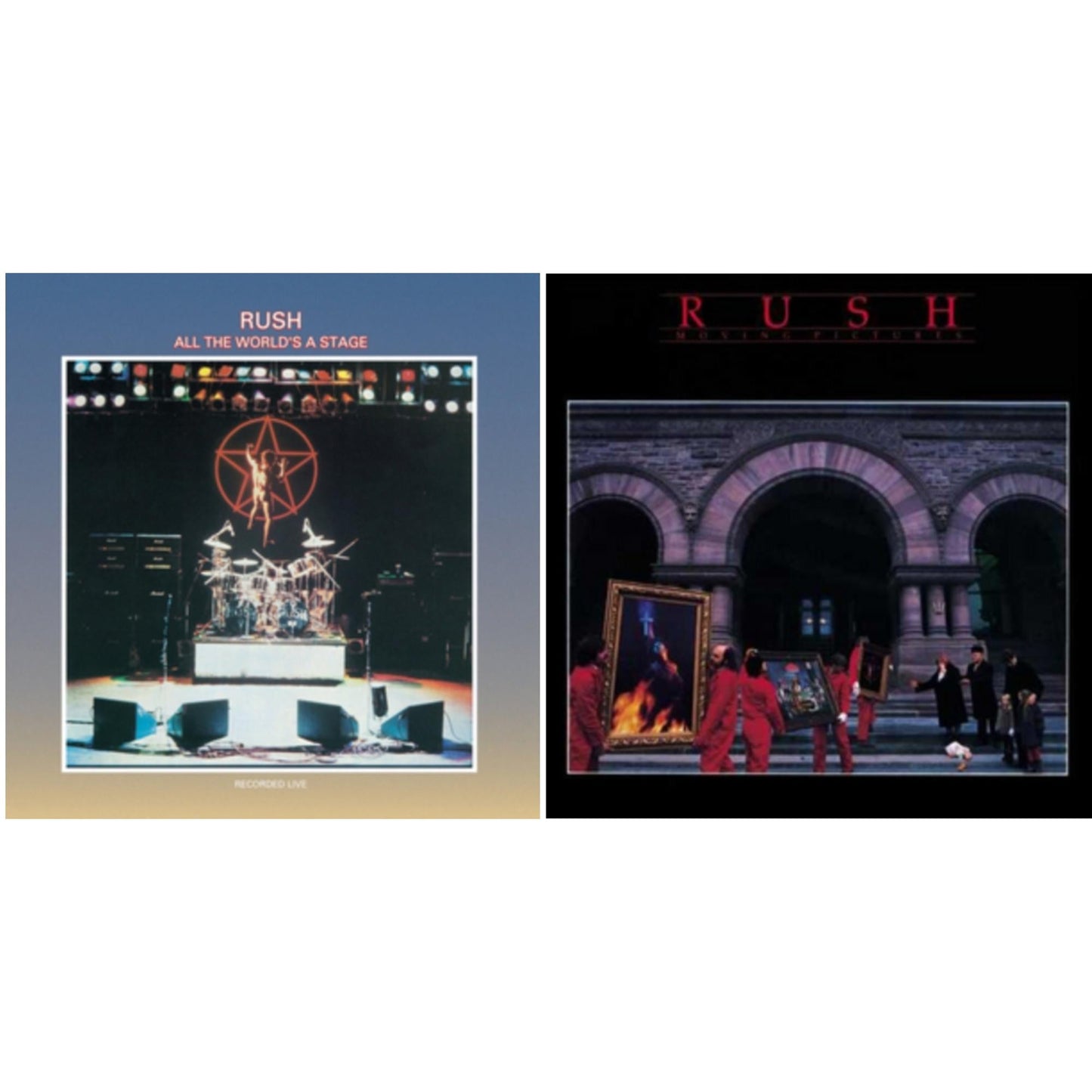 Rush - All The World's A Stage (180G) & Moving Pictures (180G LP Vinyl/Dl Card)