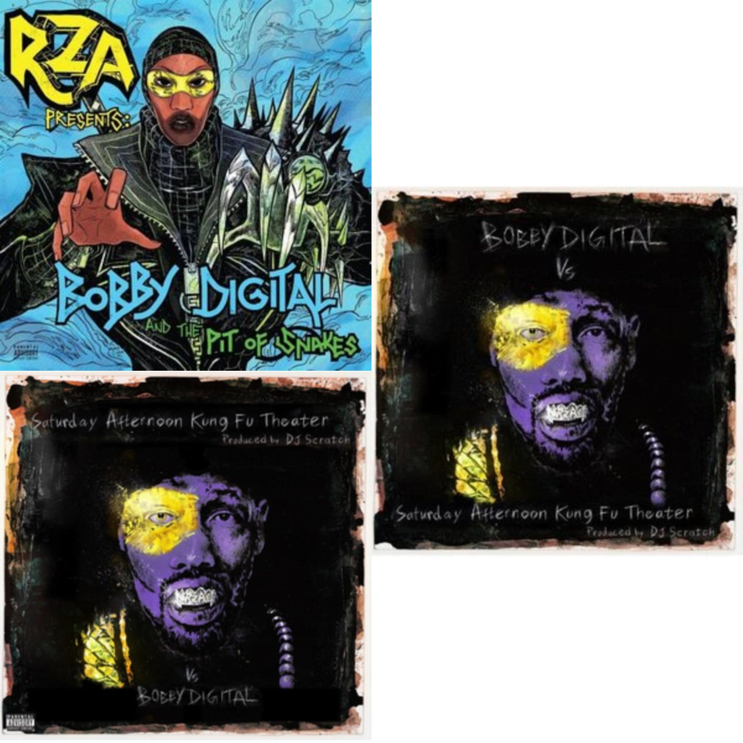 Rza - Bobby Digital Vs. Rza & Bobby Digital & The Pit Of Snakes & Bobby Digitalvs Rza - LP Vinyl Bundle