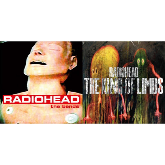 Radiohead - Bends (180G) & King Of Limbs (180G) - LP Vinyl Bundle