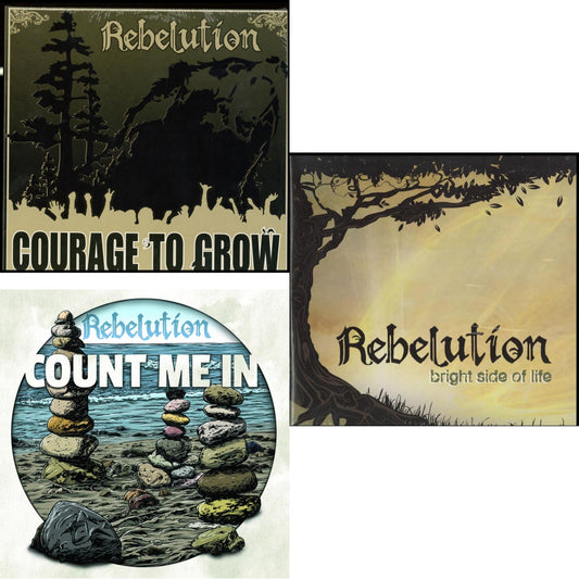 Rebelution - Courage To Grow & Count Me In & Bright Side Of Life - LP Vinyl Bundle