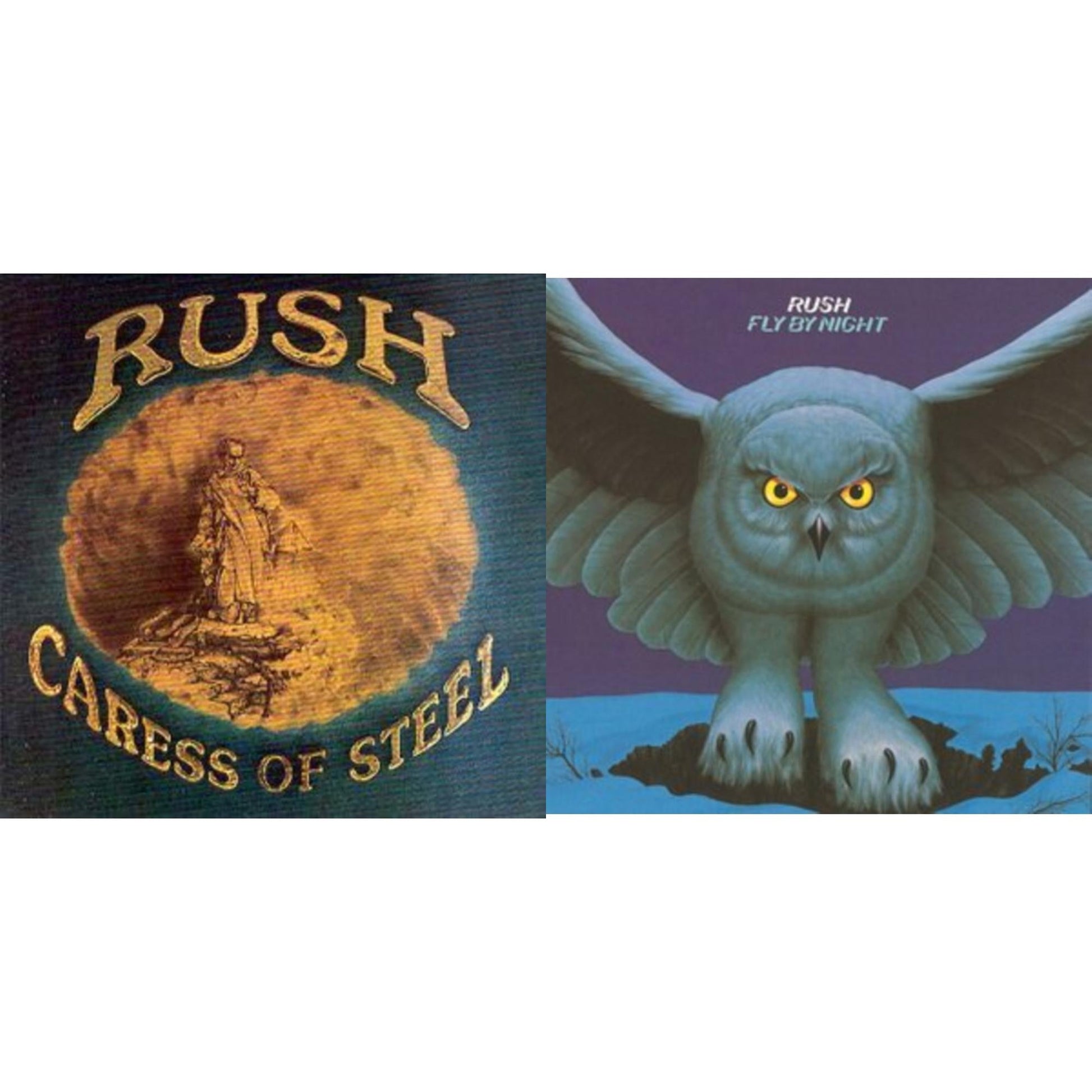 Rush - Fly By Night & Caress Of Steel - CD Bundle