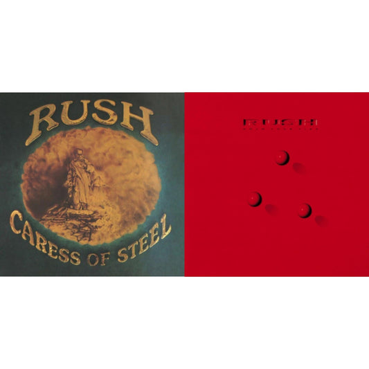 Rush - Caress Of Steel (180G/Dl Card) & Hold Your Fire (180G) - LP Vinyl Bundle