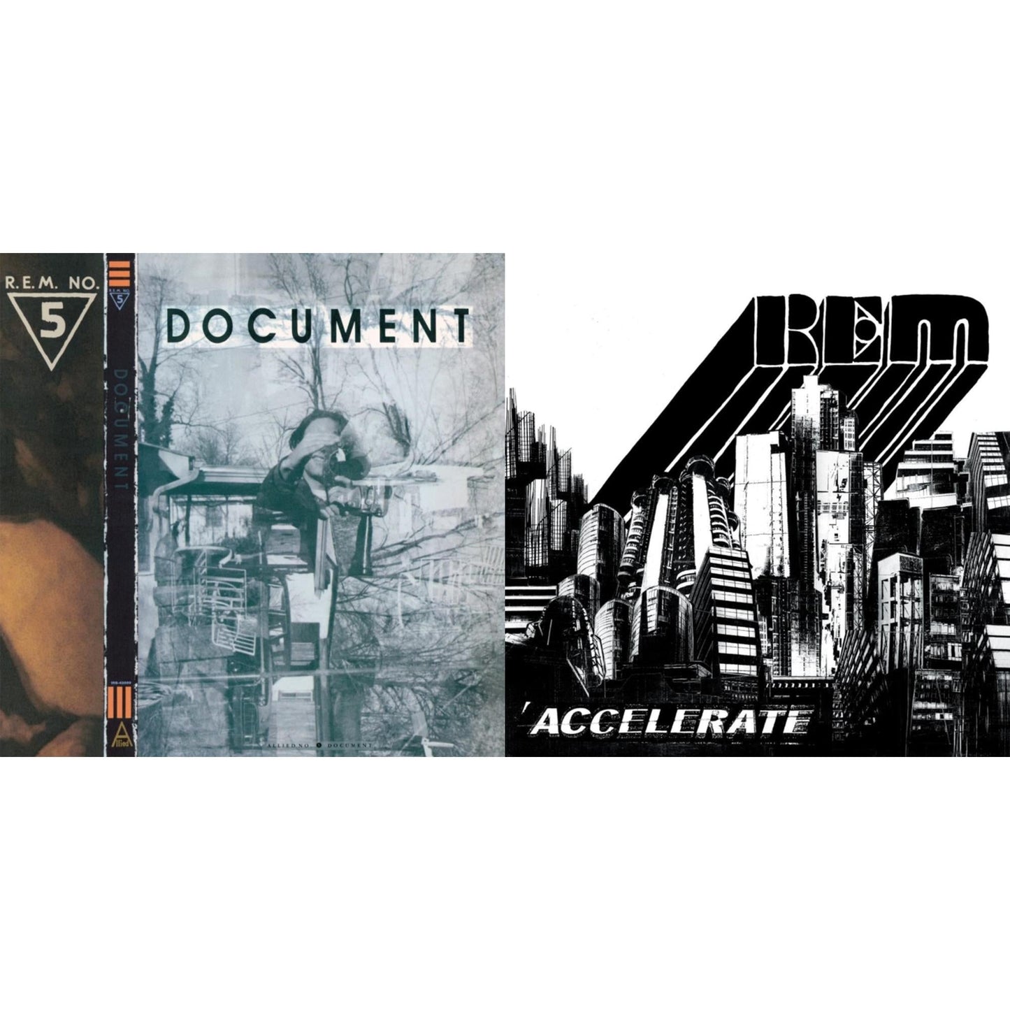 R.E.M. - Document & Accelerate - LP Vinyl Bundle