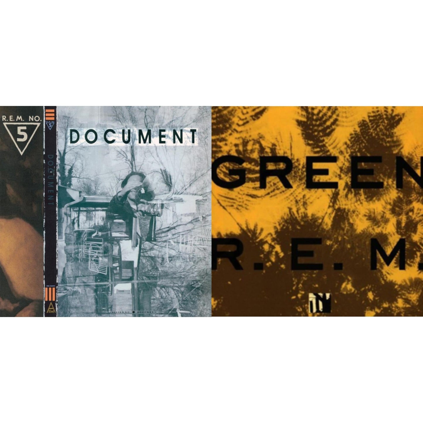 R.E.M. - Document & Green - LP Vinyl Bundle