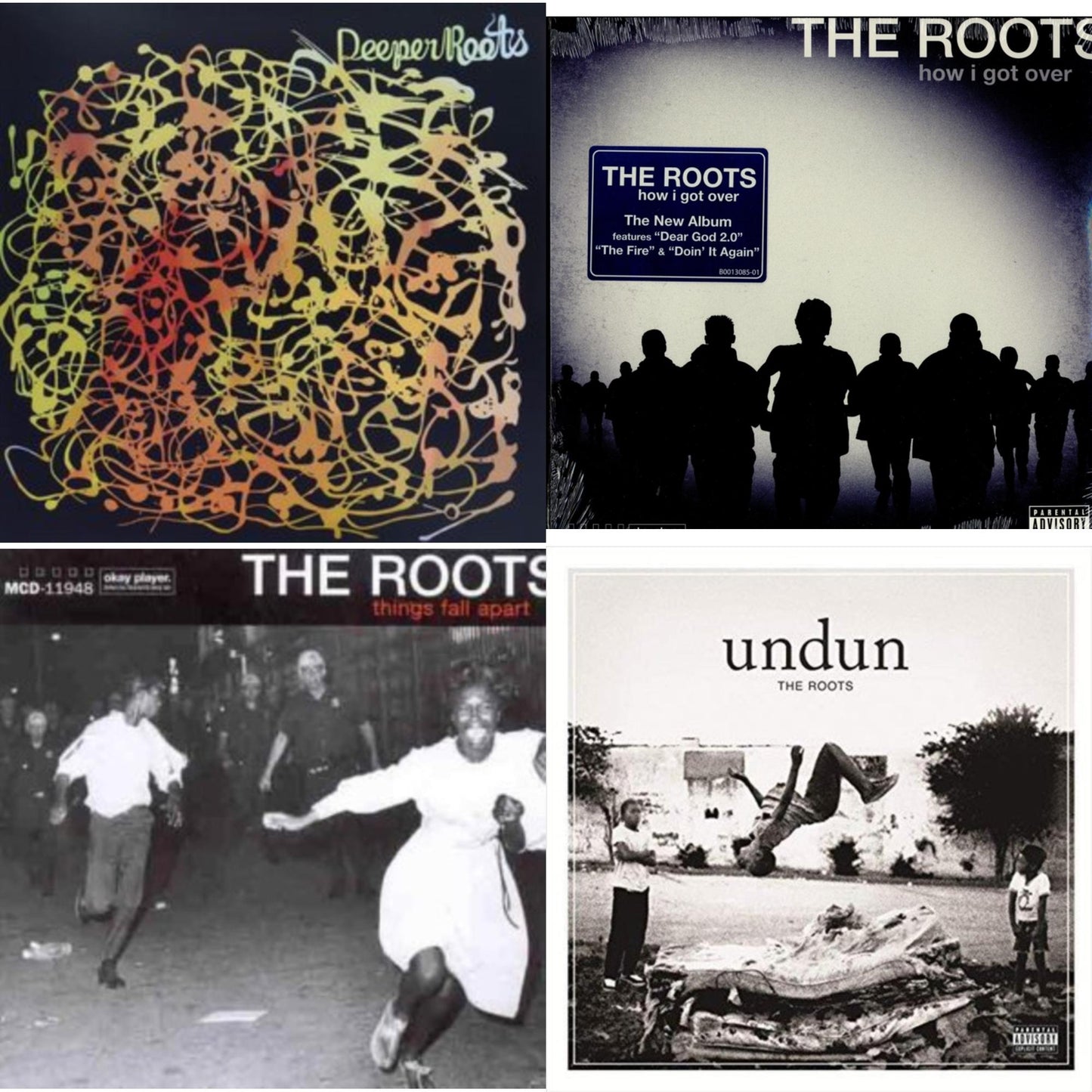 Roots - Things Fall Apart & How I Got Over & Undun & Deeper Roots - LP Vinyl Bundle