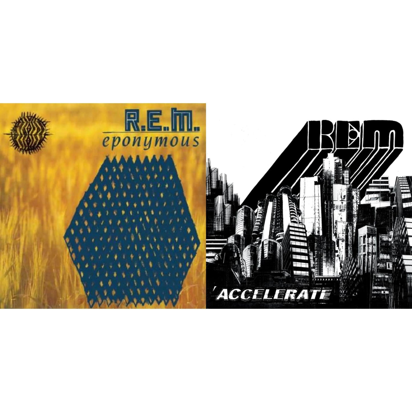 R.E.M. - Eponymous & Accelerate - LP Vinyl Bundle