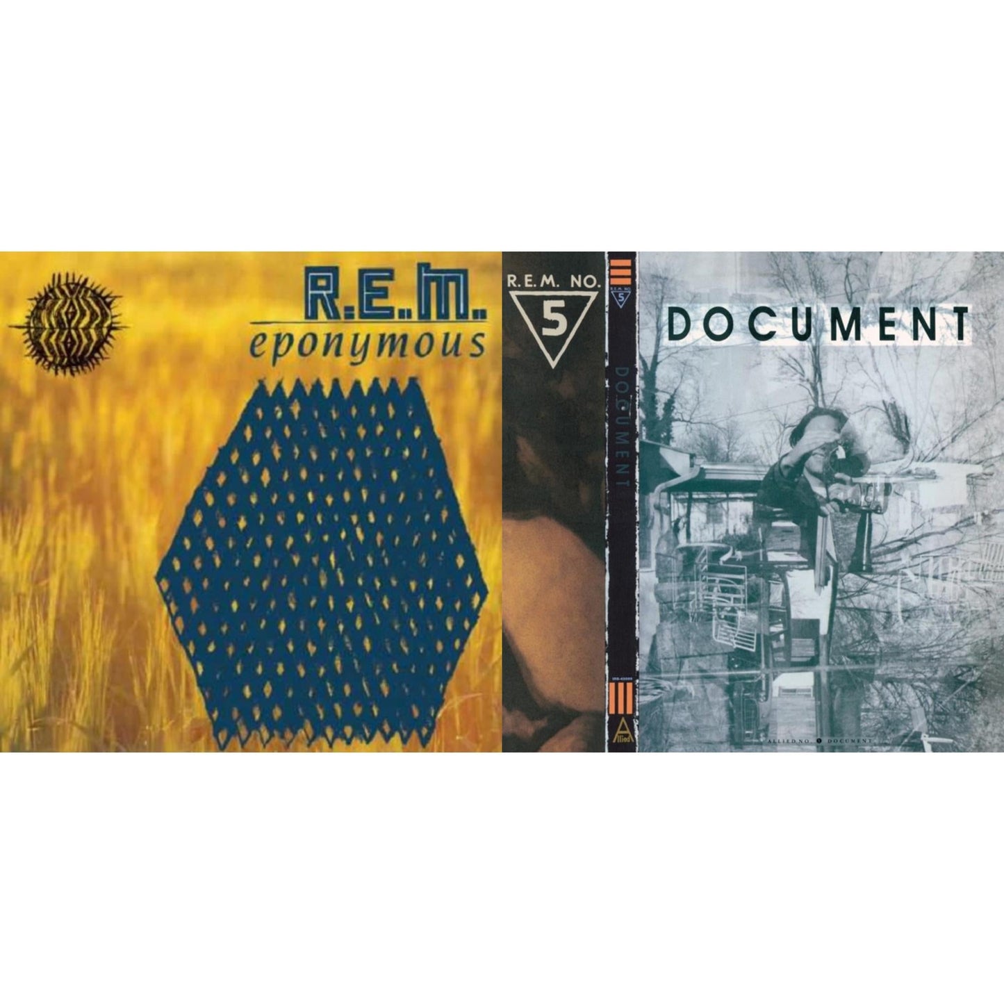 R.E.M. - Document & Eponymous - LP Vinyl Bundle