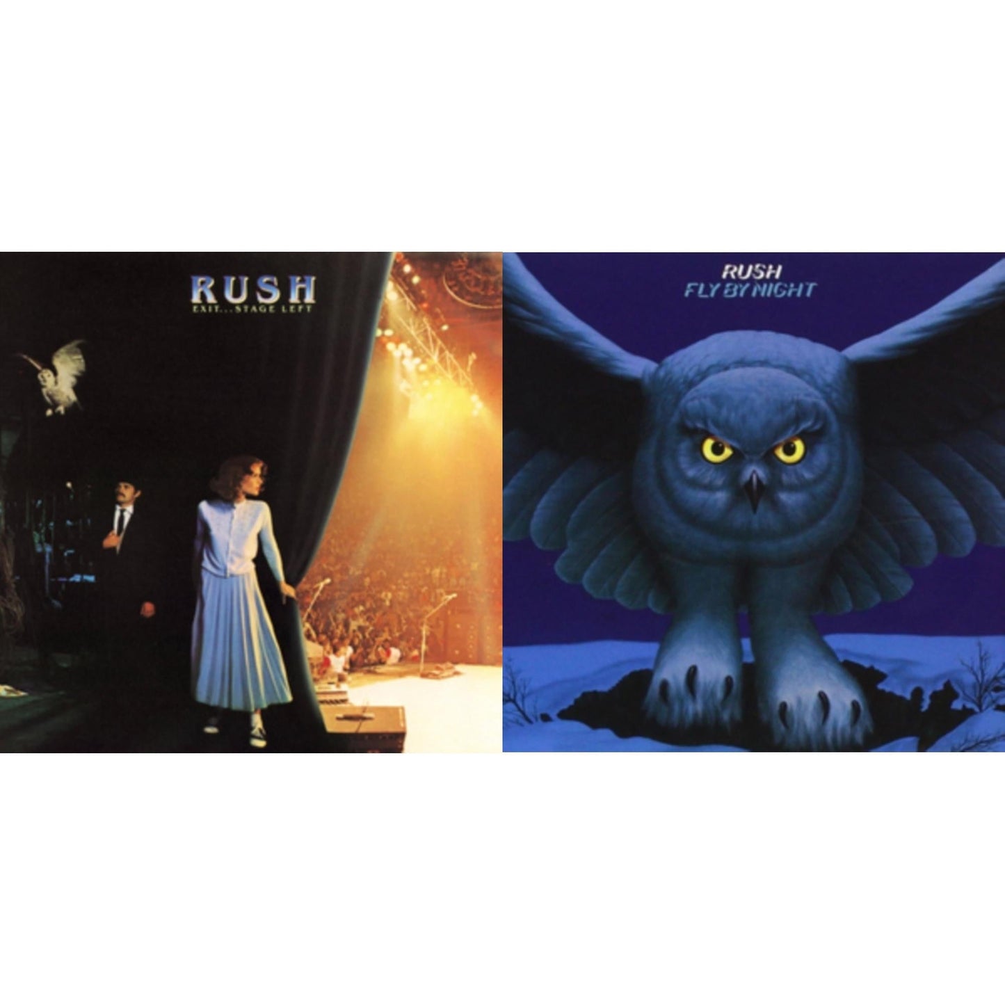 Rush - Exit Stage Left (180G) & Fly By Night (180G) - LP Vinyl Bundle