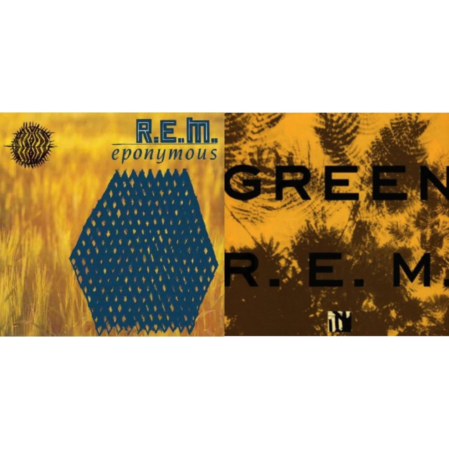 R.E.M. - Green & Eponymous - LP Vinyl Record Bundle