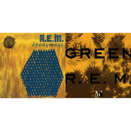 R.E.M. - Green & Eponymous - LP Vinyl Record Bundle