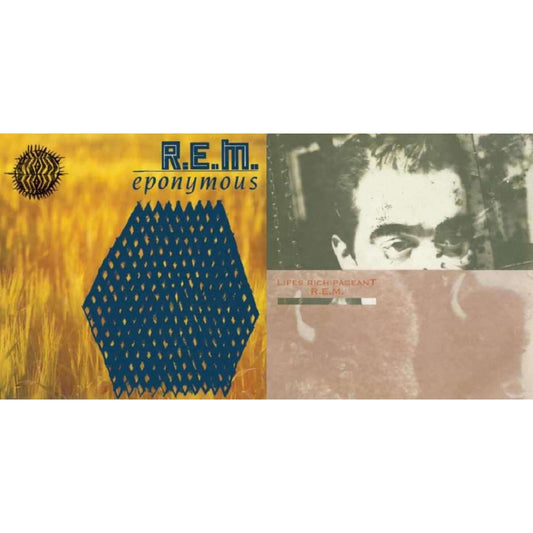 R.E.M. - Lifes Rich Pageant & Eponymous - LP Vinyl Bundle