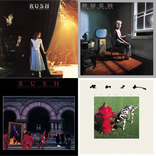 Rush - Moving Pictures (180G LP Vinyl/Dl Card) & Exit Stage Left (180G) & Signals (180G) & Power Windows (180G)