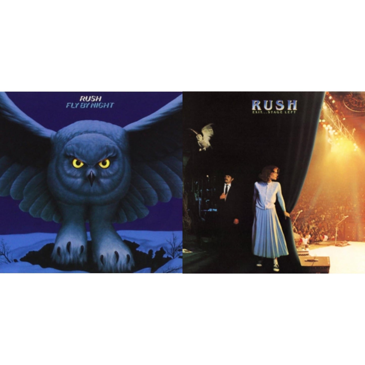Rush - Fly By Night (180G) & Exit Stage Left (180G) - LP Vinyl Bundle