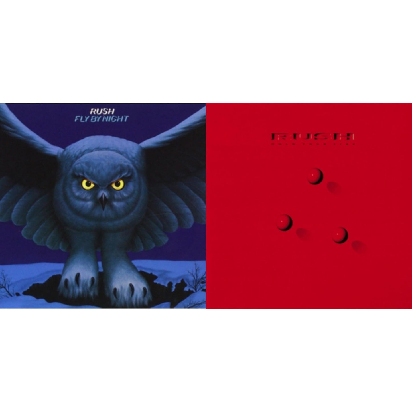 Rush - Fly By Night (180G) & Hold Your Fire (180G) - LP Vinyl Bundle