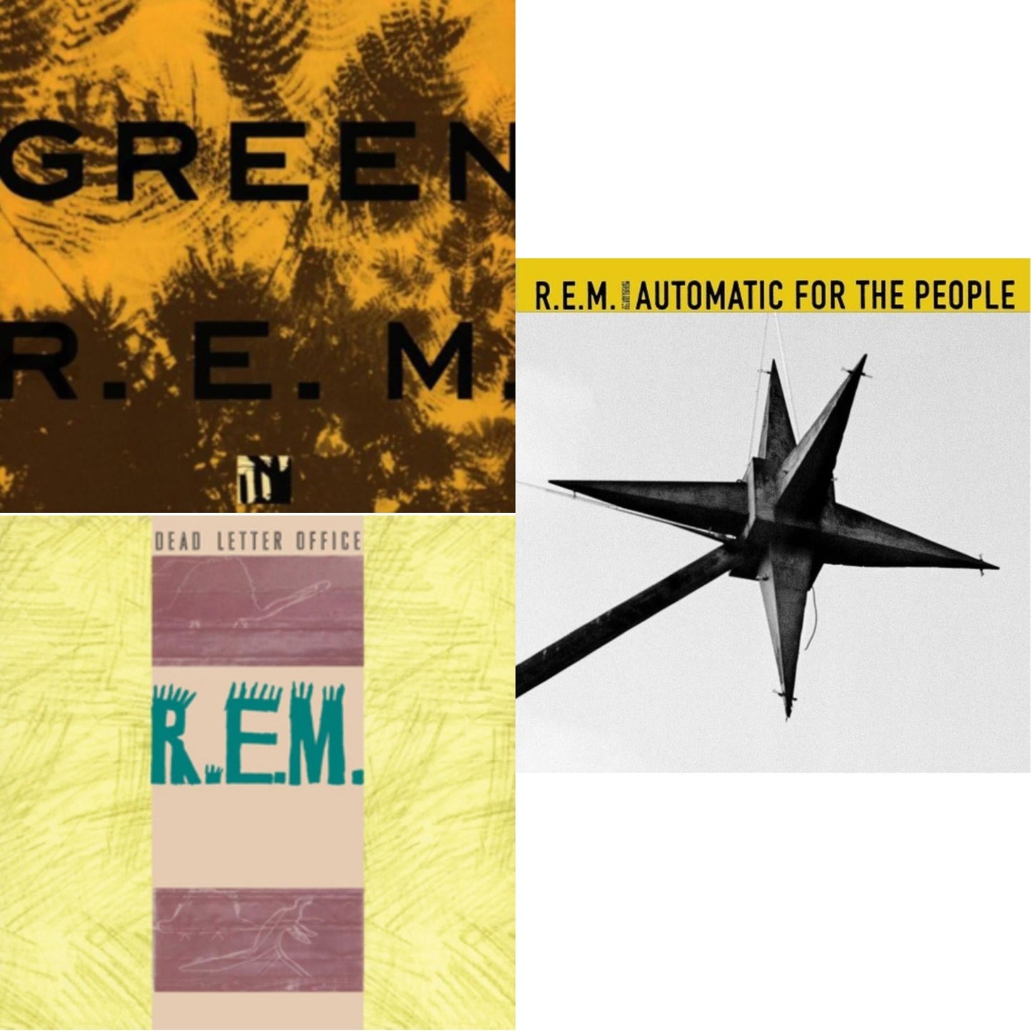 R.E.M. - Green & Dead Letter Office & Automatic For The People (25Th Anniversary Deluxe Edition) - LP Vinyl Bundle