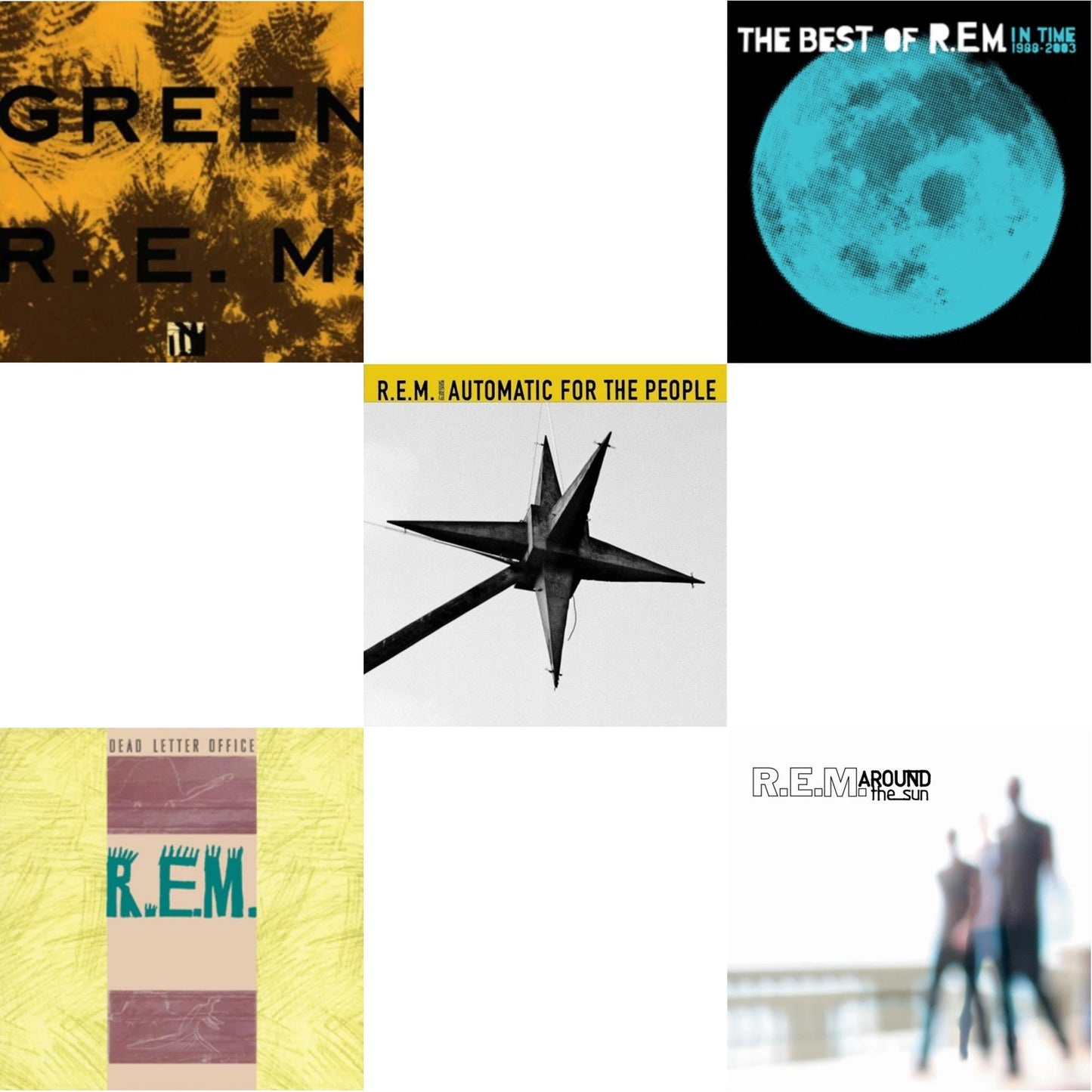 R.E.M. - Green & Dead Letter Office & Automatic For The People (25Th Anniversary Deluxe Edition) & In Time: The Best Of R.E.M. 1988-2003 (2LP/180G) & Around The Sun (2LP)
