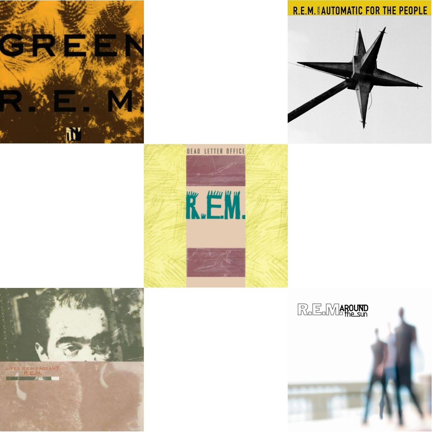 R.E.M. - Green & Lifes Rich Pageant & Dead Letter Office & Automatic For The People (25Th Anniversary Deluxe Edition) & Around The Sun (2LP)