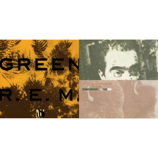R.E.M. - Green & Lifes Rich Pageant - LP Vinyl Bundle