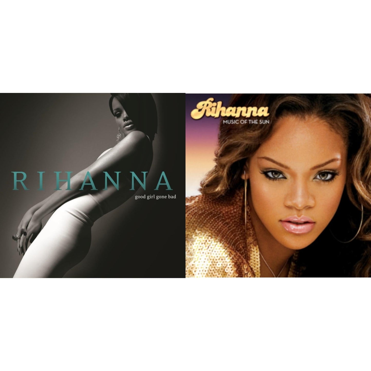 Rihanna - Good Girl Gone Bad & Music Of The Sun - LP Vinyl Bundle