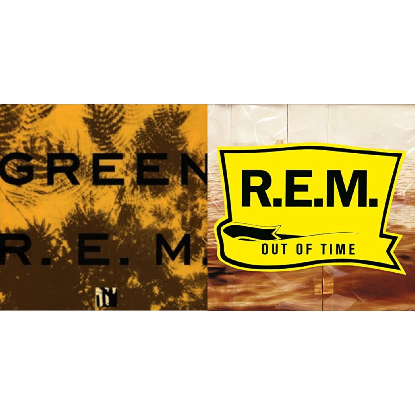 R.E.M. - Green & Out Of Time - LP Vinyl Bundle