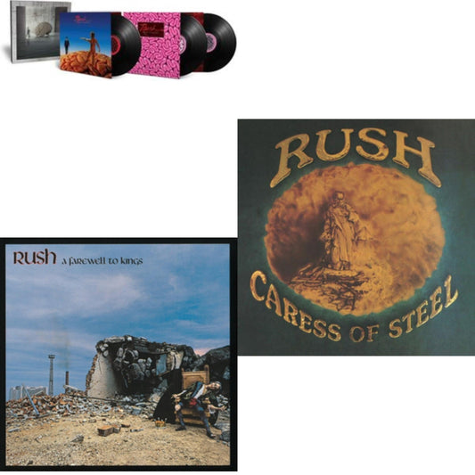 Rush - Hemispheres (40Th Anniversary/3 LP) & Farewell To Kings (180G) & Caress Of Steel (180G/Dl Card)