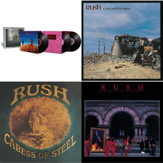 Rush - Hemispheres (40Th Anniversary/3 LP) & Farewell To Kings (180G) & Caress Of Steel (180G/Dl Card) & Moving Pictures (180G LP Vinyl/Dl Card)