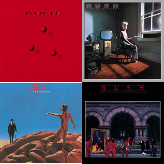 Rush - Hemispheres (180G) & Moving Pictures (180G LP Vinyl/Dl Card) & Power Windows (180G) & Hold Your Fire (180G)