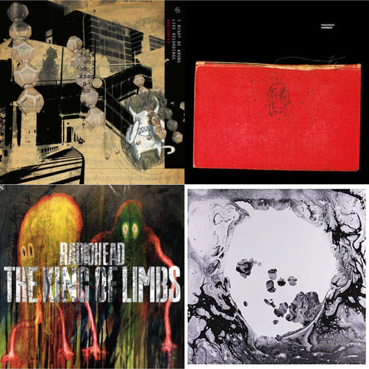 Radiohead - I Might Be Wrong & Amnesiac (2LP/180G) & King Of Limbs (180G) & Moon Shaped Pool (Foil Gatefold Cover)