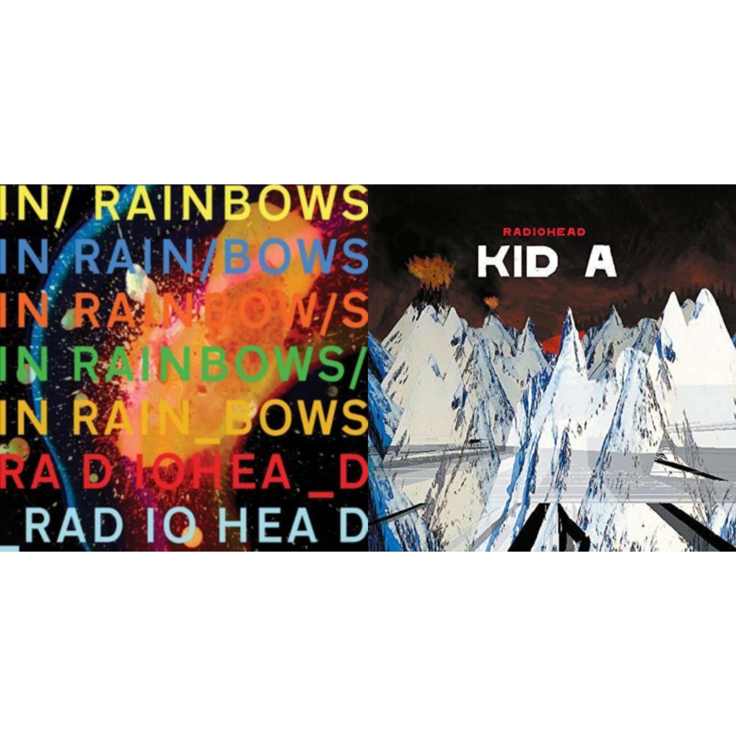 Radiohead - In Rainbows (180G) & Kid A (2LP/180G)