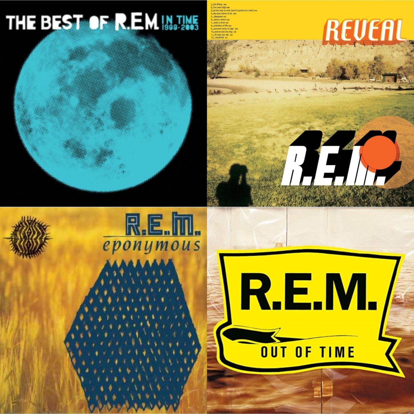 R.E.M. - Eponymous & Out Of Time & In Time: The Best Of R.E.M. 1988-2003 (2LP/180G) & Reveal