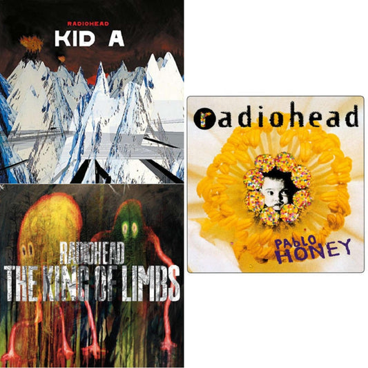Radiohead - Pablo Honey (180G) & Kid A (2LP/180G) & King Of Limbs (180G)