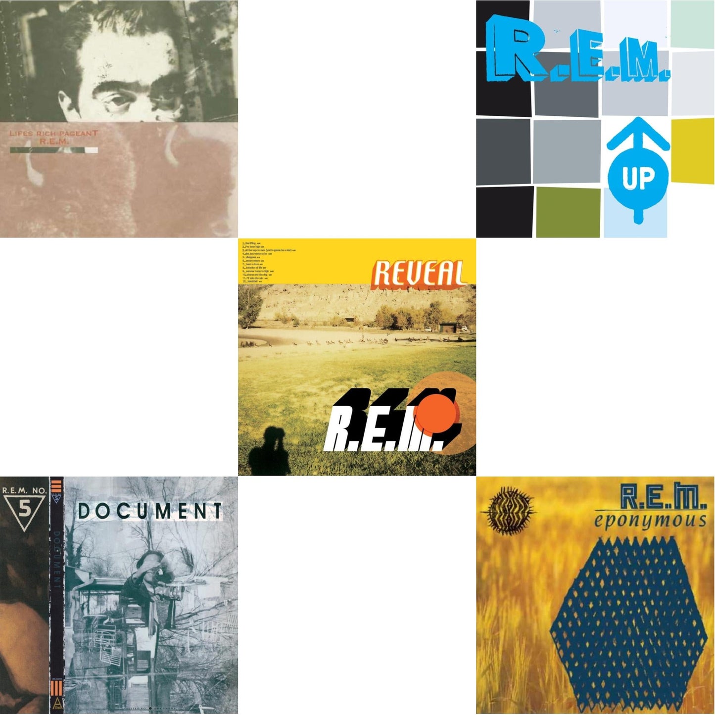 R.E.M. - Document & Lifes Rich Pageant & Eponymous & Up (25Th Anniversary) (Deluxe Edition) (2LP) & Reveal