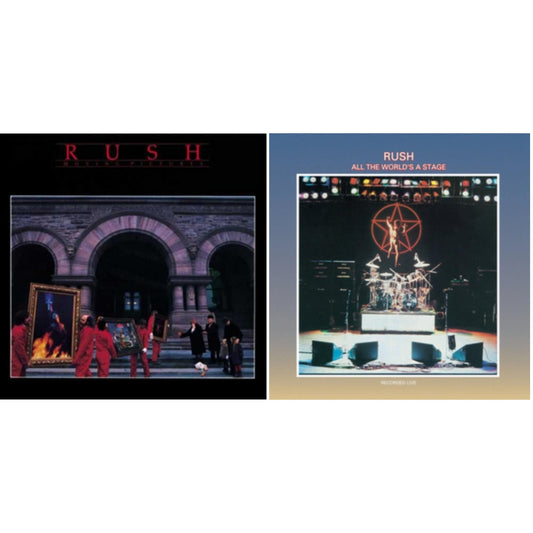Rush - All The World's A Stage (180G) & Moving Pictures (180G LP Vinyl/Dl Card)