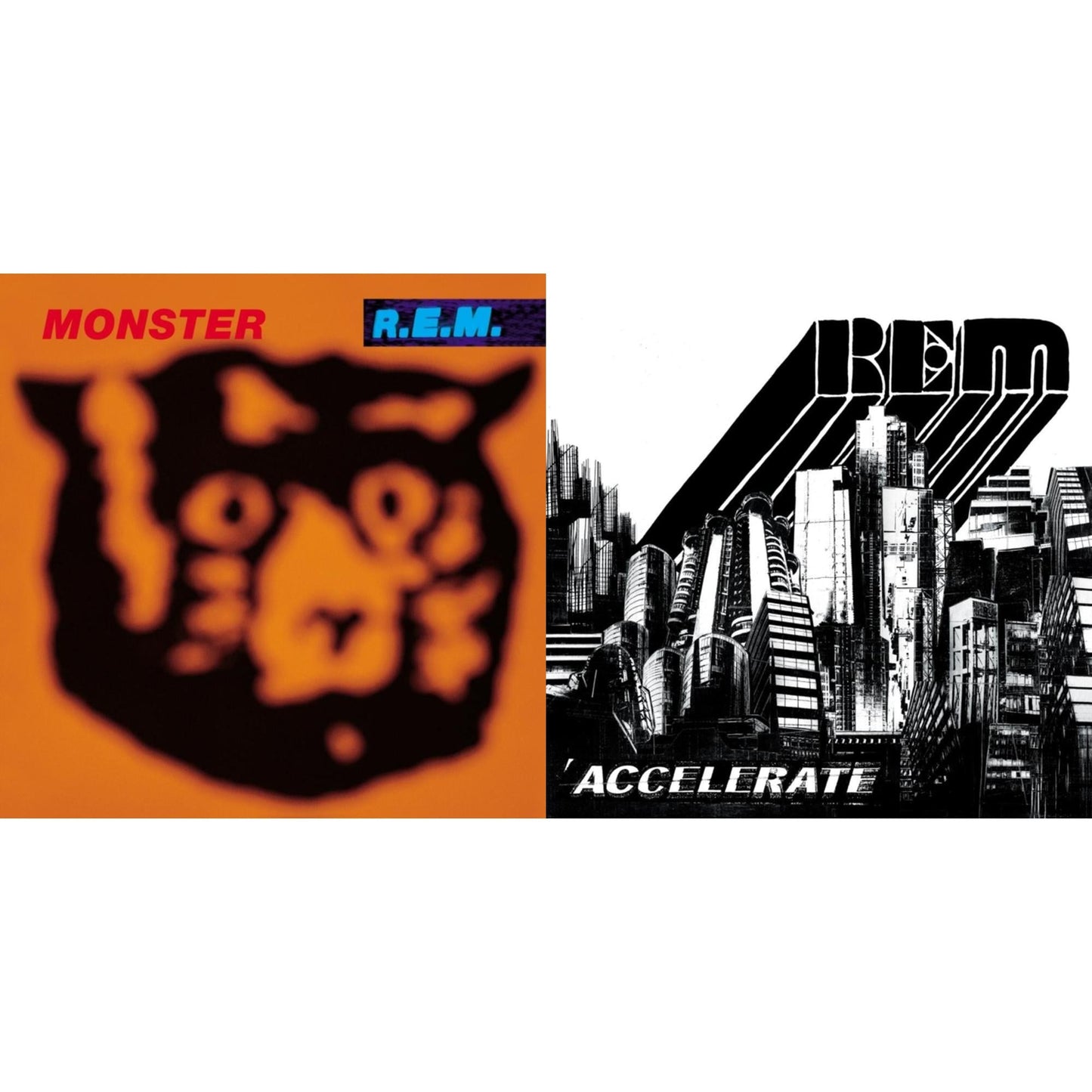 R.E.M. - Monster & Accelerate - LP Vinyl Bundle