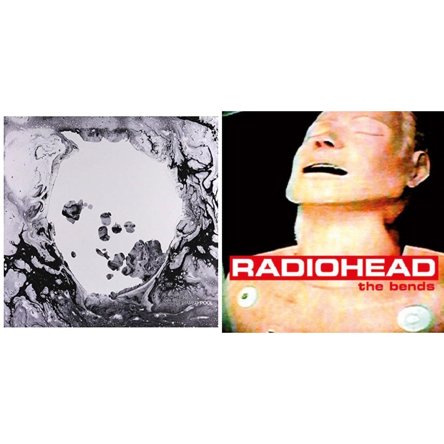 Radiohead - Bends (180G) & Moon Shaped Pool (Foil Gatefold Cover) - LP Vinyl Bundle