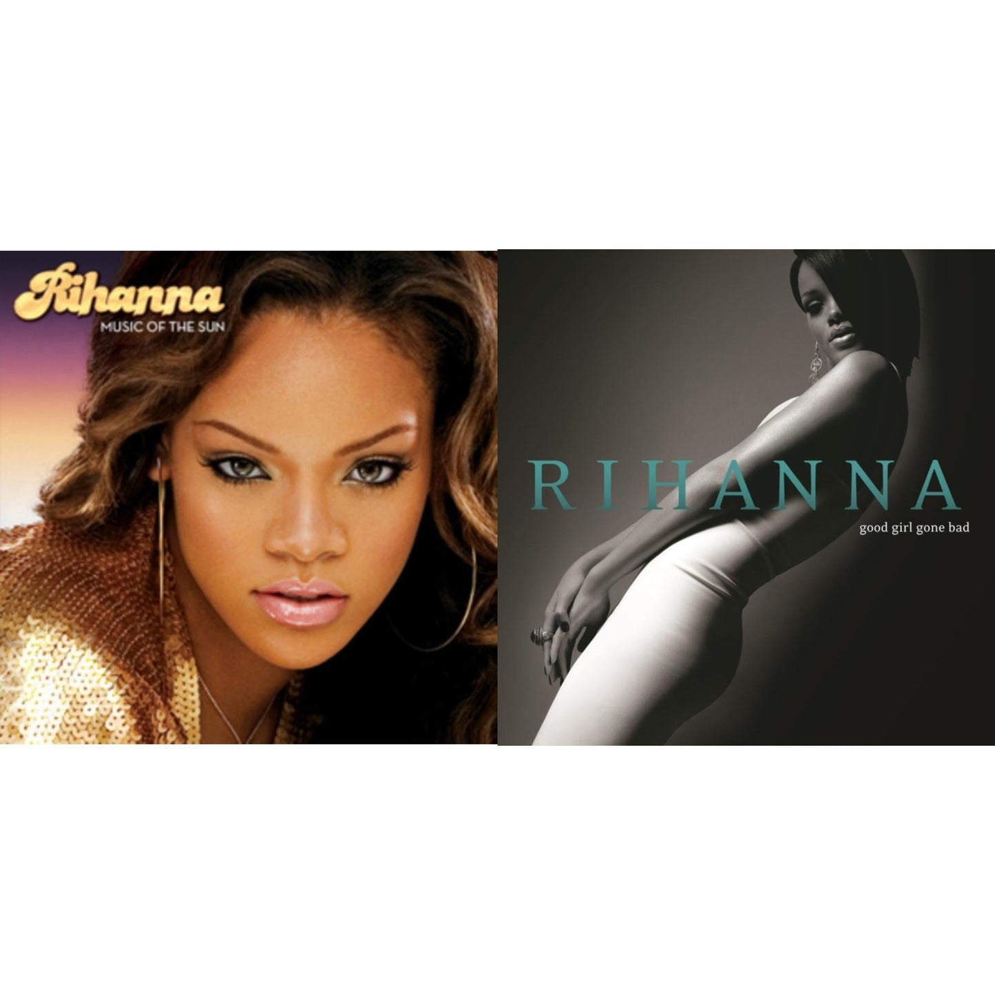 Rihanna - Good Girl Gone Bad & Music Of The Sun - LP Vinyl Bundle