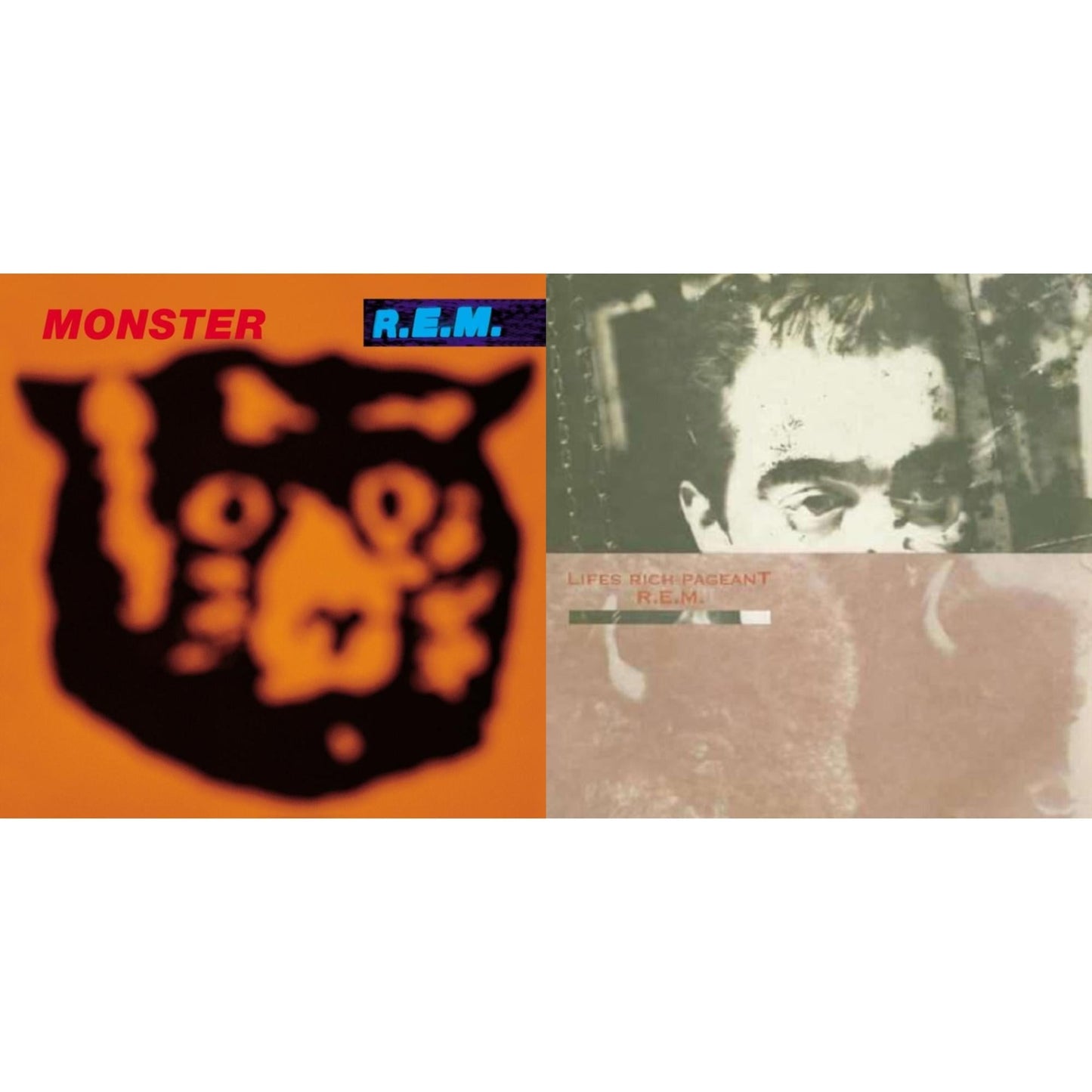 R.E.M. - Lifes Rich Pageant & Monster - LP Vinyl Bundle