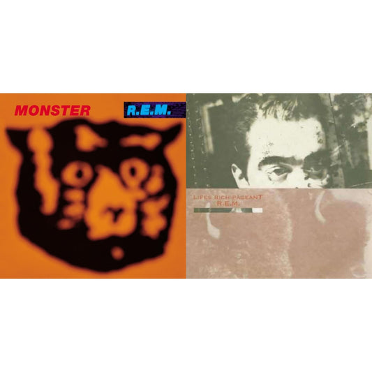 R.E.M. - Lifes Rich Pageant & Monster - LP Vinyl Bundle