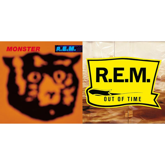 R.E.M. - Out Of Time & Monster - LP Vinyl Bundle