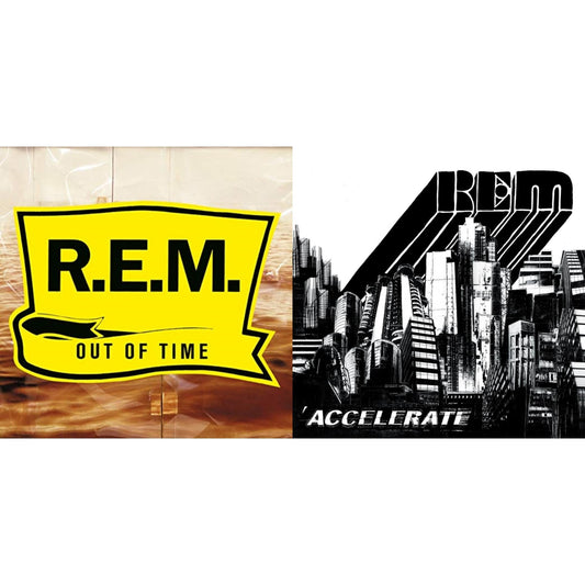 R.E.M. - Out Of Time & Accelerate - LP Vinyl Bundle