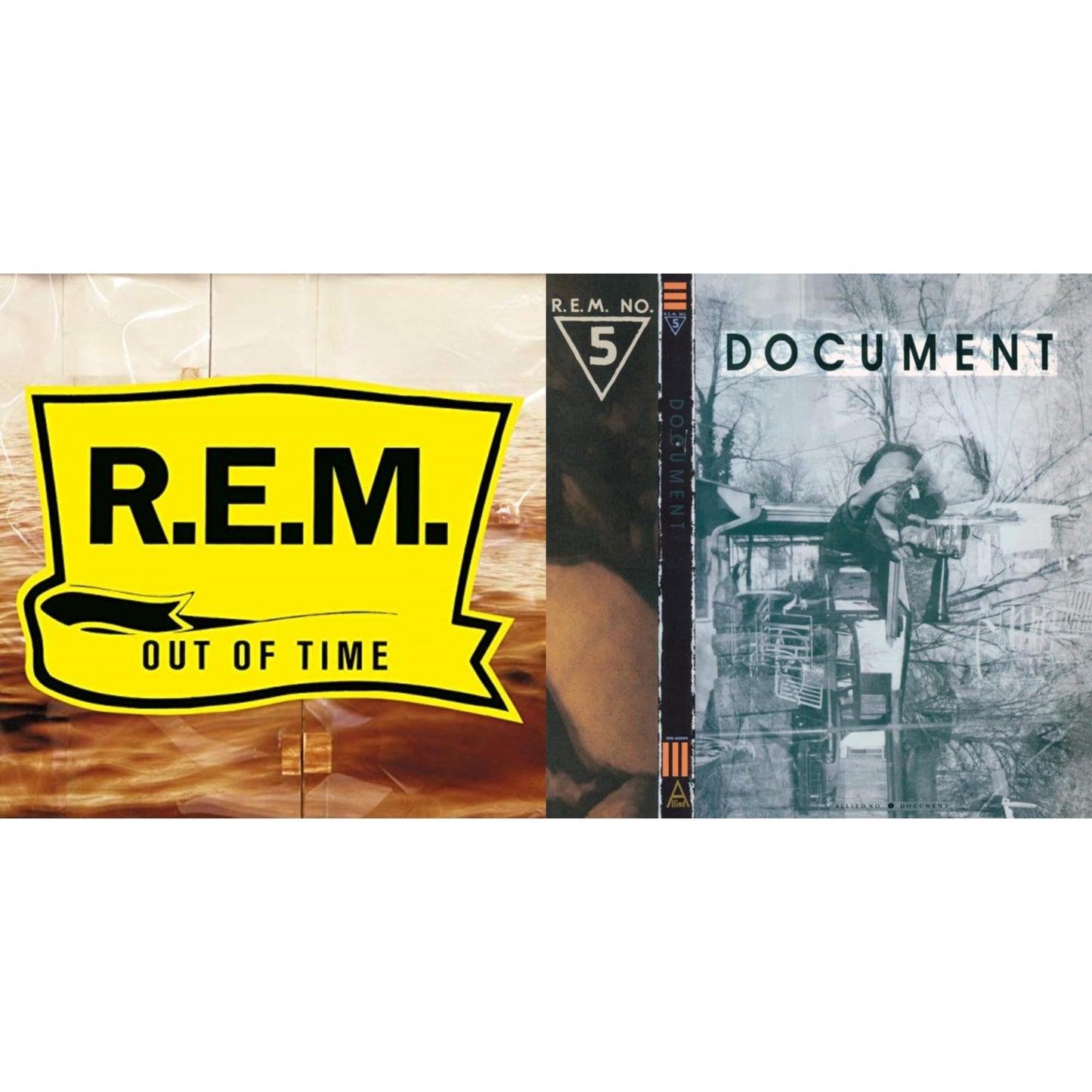 R.E.M. - Document & Out Of Time - LP Vinyl Bundle